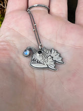 Load image into Gallery viewer, Small Angler fish necklace

