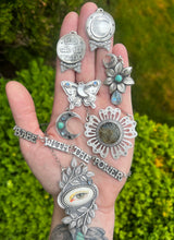 Load image into Gallery viewer, Wildflower quote necklace
