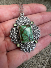 Load image into Gallery viewer, Floral talisman necklace
