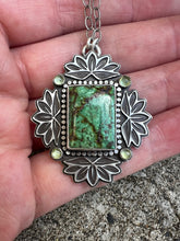 Load image into Gallery viewer, Floral talisman necklace
