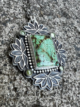 Load image into Gallery viewer, Floral talisman necklace
